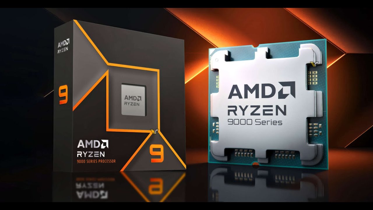 AMD Ryzen 9000 Series processor and retail box